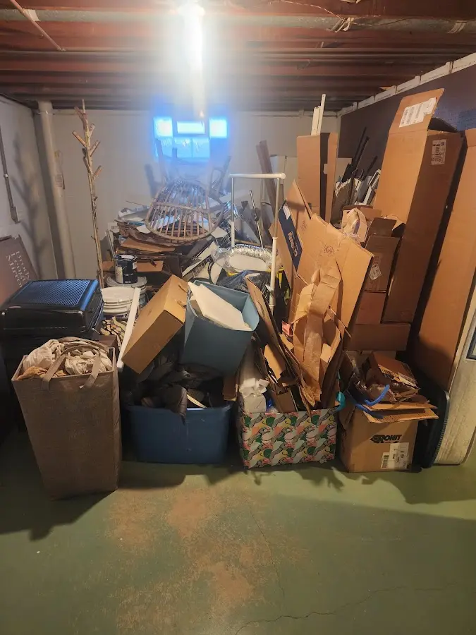 Roll-off dumpster container at job site for Construction Dumpster Rental in Zephyrhills